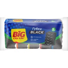 Губки для посуды BIG CITY LIFE Максима black Арт. 14410025, 5шт в магазинах Лента