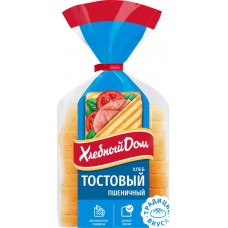 Хлеб пшеничный ХЛЕБНЫЙ ДОМ Тостовый, в нарезке, 350г в магазинах Лента