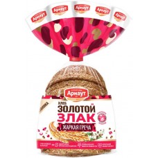 Хлеб АРНАУТ Золотой Злак с гречневыми хлопьями, 260г в магазинах Лента