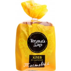 Хлеб пшеничный ТЕПЛЫЙ ДАР Тостовый, в нарезке, 320г в магазинах Лента
