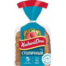 Хлеб ХЛЕБНЫЙ ДОМ Столичный, в нарезке, половинка, 350г в магазинах Лента