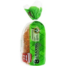 Хлеб ХЛЕБОЗАВОД №22 8 злаков, в нарезке, 270г в магазинах Лента