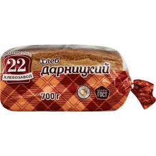 Хлеб ХЛЕБОЗАВОД №22 Дарницкий, 700г в магазинах Лента