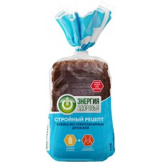 Хлеб ЭНЕРГИЯ ЗДОРОВЬЯ Стройный рецепт без хлебопекарных дрожжей, в нарезке, 350г в магазинах Лента