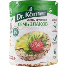 Хлебцы DR KORNER Семь злаков хрустящие, 100г в магазинах Лента