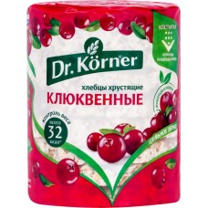 Хлебцы DR KORNER Злаковый коктейль клюквенный, хрустящие, 100г в магазинах Лента