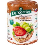 Хлебцы гречневые DR KORNER с витаминами, 100г Хлебцы гречневые DR KORNER с витаминами, 100г