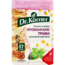 Хлебцы рисово-кукурузные DR KORNER с прованскими травами, 100г в магазинах Лента Хлебцы рисово-кукурузные DR KORNER с прованскими травами, 100г в магазинах Лента