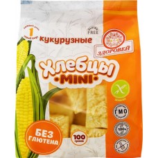 Хлебцы кукурузные ЗДОРОВЕЙ Хрустящие мини, 100г в магазинах Лента
