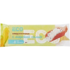 Хлебцы кукурузные безглютеновые ЛЕНТА ECO с морской солью, 60г в магазинах Лента