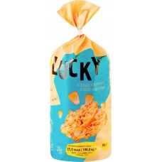 Хлебцы кукурузные Z LUCKY хрустящие, с морской солью, 95г в магазинах Лента