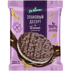 Десерт рисовый DR KORNER с темным шоколадом, 34г в магазинах Лента