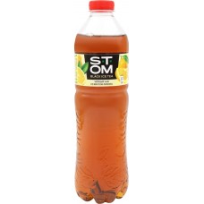 Напиток СТОМ Чай черный со вкусом лимона, 1.5л в магазинах Лента