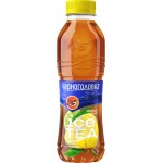 Напиток ЧЕРНОГОЛОВКА Холодный чай черный Лимон, лайм, 0.5л