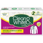 Хозяйственное мыло CLEAN&WHITE by DURU Универсальное, 120г Хозяйственное мыло CLEAN&WHITE by DURU Универсальное, 120г