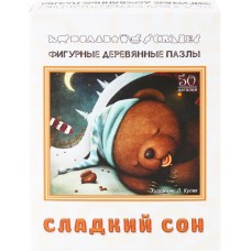 Пазл фигурный деревянный, в ассортименте в магазинах Лента