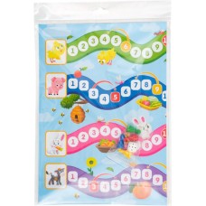 Игра настольная ГЕОДОМ Ходилка 2в1, с фишками, в ассортименте в магазинах Лента