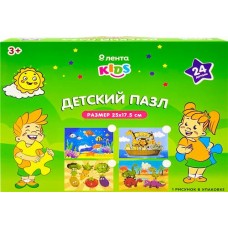Пазл детский ЛЕНТА KIDS 24 детали, 25х17,5см Арт. CB849555 в магазинах Лента