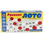 Игра настольная РУССКИЙ СТИЛЬ Лото русское, с пластиковыми фишками Игра настольная РУССКИЙ СТИЛЬ Лото русское, с пластиковыми фишками