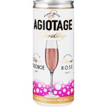 Вино игристое AGIOTAGE жемчужное розовое брют, 0.25л