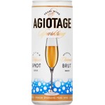 Вино игристое AGIOTAGE жемчужное белое брют, 0.25л