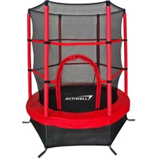 Батут ACTIWELL 140х140х160см, с внутренней сеткой, Арт. TRMI-55-A в магазинах Лента