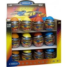 Игрушка WELLY Модель машины яйцо-сюрприз 1:60, в ассортименте Арт. 52020E в магазинах Лента