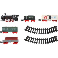 Набор игровой BIGGA Железная дорога со звуковыми и световыми эффектами,13 предм. Арт. CB775902 в магазинах Лента