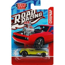 Машина ТЕХНОПАРК Road Racing. Суперкар, металлическая, 7,5см, в ассортименте в магазинах Лента