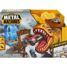 Набор игровой METAL MACHINES Трек-динозавр с машинкой, 4 предмета, Арт. 6702-S001 в магазинах Лента