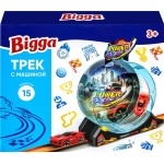 Набор игровой BIGGA Трек с машинкой, 15 предметов, Арт. 994110039