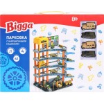 Набор игровой BIGGA Парковка с инерционными машинками со звуковыми эффектами, 62 предмета, Арт. 907100414