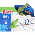 Набор игровой BIGGA Трек с инерционной машинкой, 16 предметов, Арт. 921021203