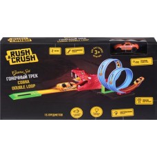 Набор игровой RUSH&CRUSH Трек Змея с инерционной машинкой со световыми и звуковыми эффектами, Арт. 921024860 в магазинах Лента