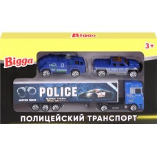 Набор игровой BIGGA Полицейский транспорт, 3 предмета, Арт. BT960579 в магазинах Лента