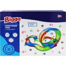 Набор игровой BIGGA Гоночный трек со световыми эффектами 168 деталей, Арт. RMS-R65-3921 в магазинах Лента