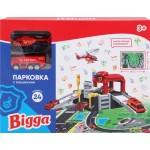 Набор игровой BIGGA Парковка с машинками, 24 предмета, Арт. 2203I0107