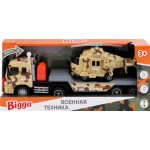 Набор игровой BIGGA Военная техника, инерционный, со световыми и звуковыми эффектами, 2 предмета, Арт. 1910A206
