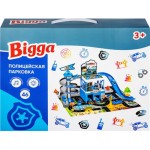 Набор игровой BIGGA Полицейская парковка/Пожарная парковка с машинками, 46 предметов, Арт. LM-69928B