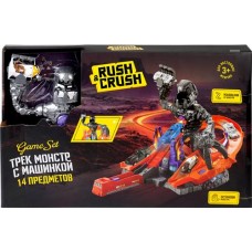 Набор игровой RUSH&CRUSH Трек Монстр с машинкой, 14 предметов, Арт. 1805I237 в магазинах Лента