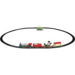 Набор игровой BIGGA Железная дорога со световыми эффектами, 46 предметов, Арт. 201258937