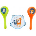 Набор игровой BIGGA Тамбурин и маракасы, 3 предмета Арт. B1247234