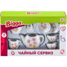 Набор игровой BIGGA Чайный сервиз керамический, 7 предметов Арт. B1248686 в магазинах Лента
