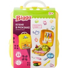 Набор игровой BIGGA Кухня, в рюкзаке, 23 предмета в магазинах Лента