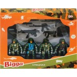 Набор игровой BIGGA Спецназ, 4 бойца Арт. A05-2 Набор игровой BIGGA Спецназ, 4 бойца Арт. A05-2