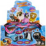 Игрушка 1TOY Прокачка для собачки 10см, тянущиеся собачки в костюмчиках Игрушка 1TOY Прокачка для собачки 10см, тянущиеся собачки в костюмчиках