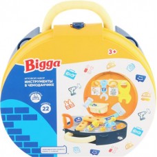 Набор игровой BIGGA Инструменты, в чемоданчике, 22 предмета в магазинах Лента