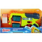 Набор игровой BIGGA Бластер с мягкими снарядами, зеленый, 13 предметов