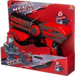 Мегабластер ABTOYS красно-черный, с мягкими пулями Арт. PT-00811