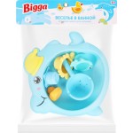 Набор игровой для купания BIGGA Веселье в ванной, 6 предметов, Арт. B1243409 Набор игровой для купания BIGGA Веселье в ванной, 6 предметов, Арт. B1243409